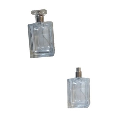 Γυάλινο Μπουκαλάκι Αρώματος με Καπάκι 50ml (1τμχ)