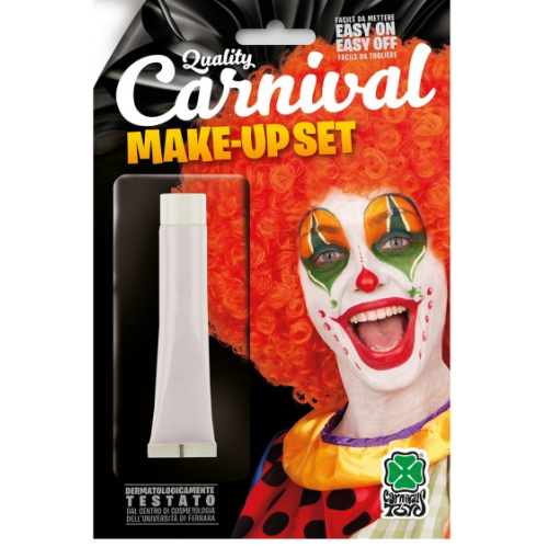 Αποκριάτικο Face Painting Άσπρο Χρώμα σε Σωληνάριο Carnival Toys