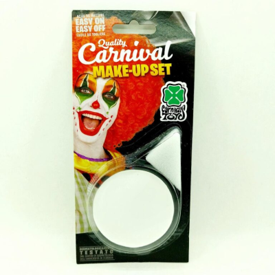 Αποκριάτικο Face Painting σε Άσπρο Χρώμα Carnival Toys