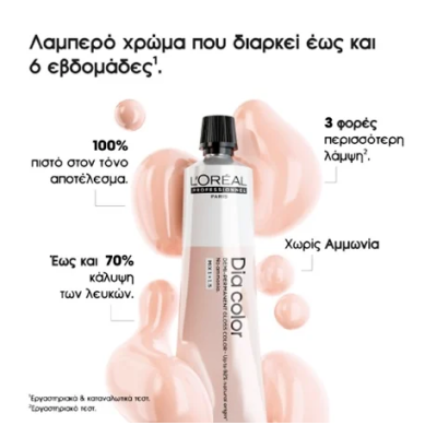 Ημιμόνιμη Βαφή Μαλλιών Xωρίς Αμμωνία L'oreal Professionnel Dia Color No 5 Καστανό Ανοιχτό 60ml