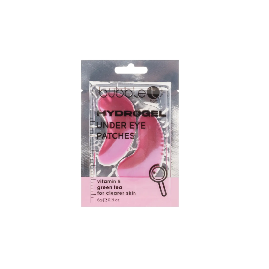 Επιθέματα για την Περιοχή των Ματιών Bubble T Hydrogel Under Eye Patches Vitamin E & Green Tea