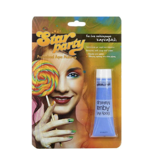 Αποκριάτικο Face Painting Κόκκινο Χρώμα σε Σωληνάριο Star Party
