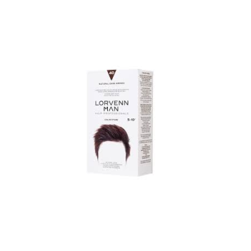 Αντρική βαφή μαλλιών Lorvenn Color Pure men Νο 40 Σκούρο Καστανό ammonia free