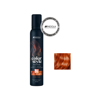 Αφρός Μαλλιών με Χρώμα Indola Color Style Mousse Copper 200ml