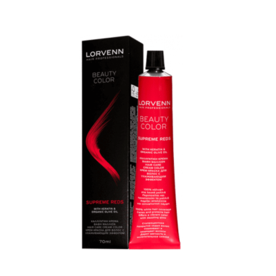 Βαφή μαλλιών Lorvenn Beauty Color No 6.26 (Ξανθό Σκούρο Ιριζέ Κόκκινο) 70ml