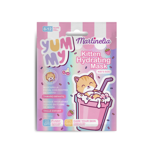 Παιδική Μάσκα Προσώπου για Ενυδάτωση Martinelia Yummy Kitten Face Hydrating Mask