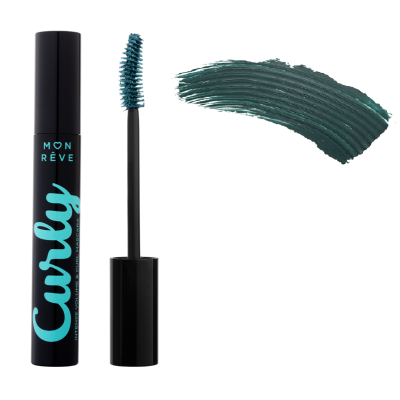 Μάσκαρα Για Μήκος / Καμπύλη / Όγκο MON REVE Curly Maskara 04 Emerald 12ml