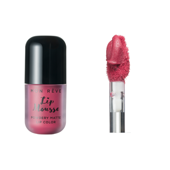 Κρεμώδες Ματ Κραγιόν με Υφή Πούδρας Mon Reve Lip Mousse No 07 Vienna