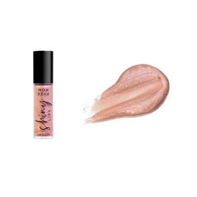 Ενυδατικό Lip Gloss Χειλιών Mon Reve Shiny Lips Νο 07 Confetti 8ml