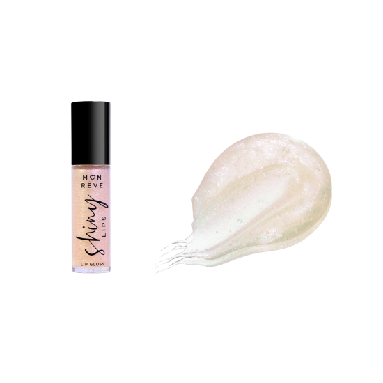 Ενυδατικό Lip Gloss Χειλιών Mon Reve Shiny Lips Νο 08 Pearl 8ml