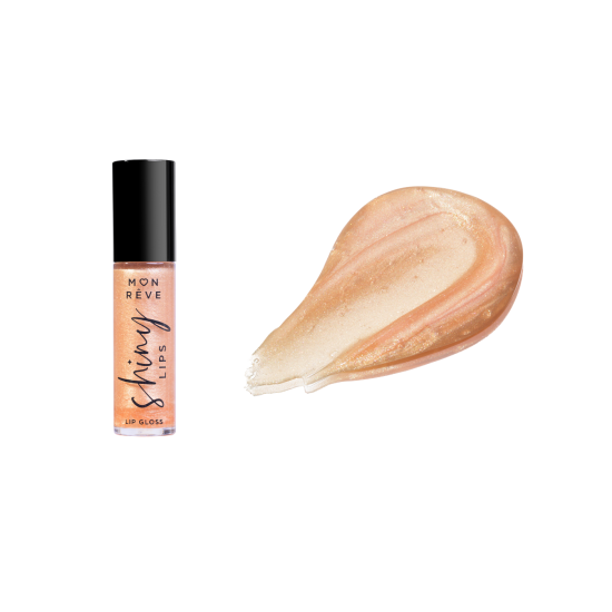 Ενυδατικό Lip Gloss Χειλιών Mon Reve Shiny Lips Νο 10 Gold 8ml