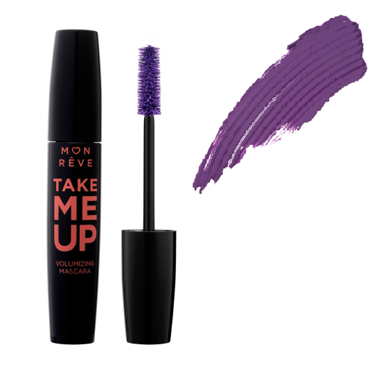 Μάσκαρα Για Όγκο MON REVE Take ME Up 03 Violet 12ml