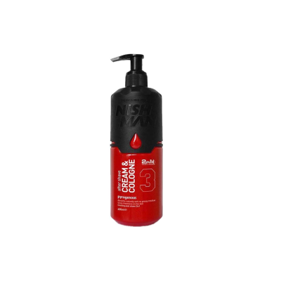 Ενυδατική Κρέμα και Κολωνία 2 σε 1 After Shave Nish Man 3 Pyrogenous 400ml