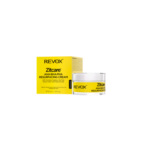 Επικαλυπτική Κρέμα Προσώπου REVOX Zitcare AHA - BHA - PHA Resurfacing Cream 50ml