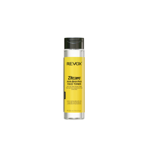 Τονωτική Λοσιόν Προσώπου REVOX Zitcare AHA - BHA - PHA Face Toner 250ml