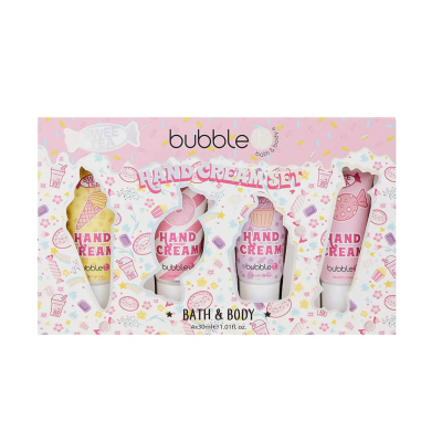 Σετ Δώρου με 4 Κρέμες Σώματος Bubble T Sweetea Hand Cream 4x30ml