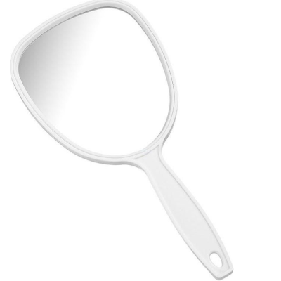 Καθρέφτης Μακιγιάζ Hair Tools με Λαβή Λευκός