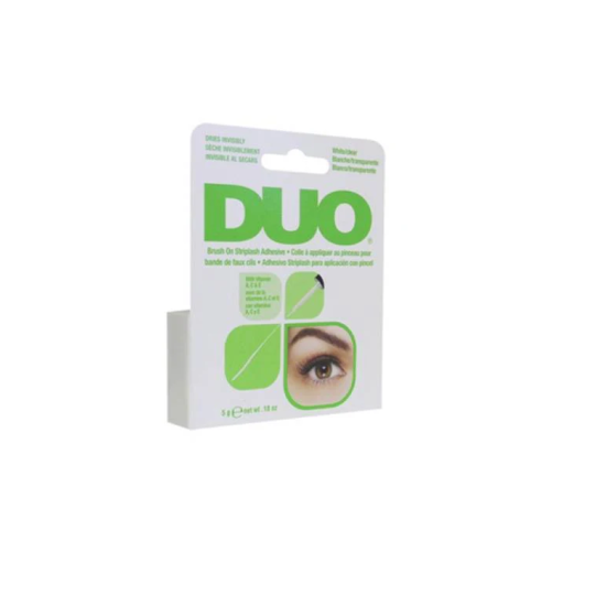 Κόλλα για Βλεφαρίδες Διάφανη Duo Lash Brush-On Striplash Adhesive White/Clear 5ml