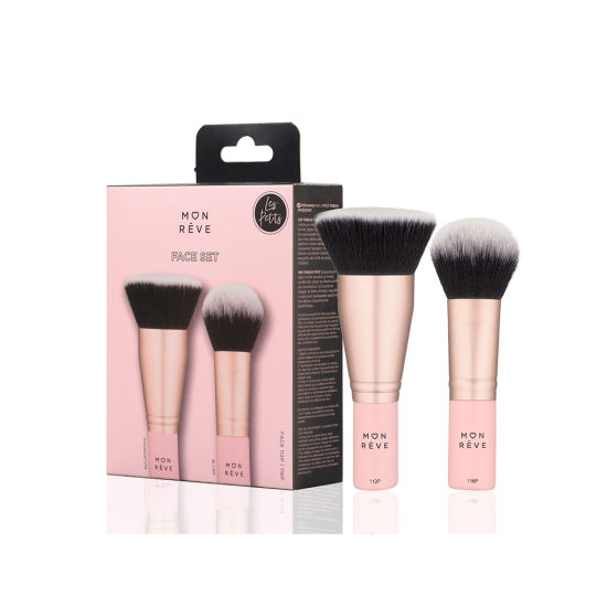 Σετ με 2 Πινέλα Προσώπου σε Petit Έκδοση Mon Reve Les Petits Face Set No 112P & No 116P