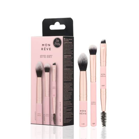 Σετ με 3 Πινέλα Μακιγιάζ σε Petit Έκδοση Mon Reve Les Petits Eye Set No 117P / No 122P / Νο 151P