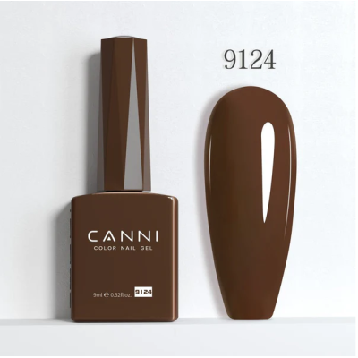 Ημιμόνιμο Βερνίκι Canni Color Nail Gel No 9124 Irish Coffee Hema Free 9ml