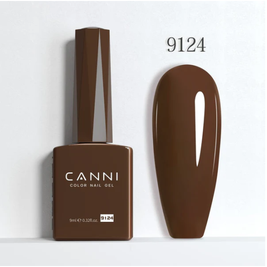 Ημιμόνιμο Βερνίκι Canni Color Nail Gel No 9124 Irish Coffee Hema Free 9ml