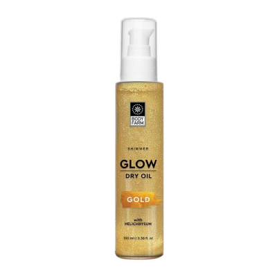 Ξηρό Λάδι για Σώμα & Μαλλιά Bodyfarm Shimmer Glow Gold 100ml