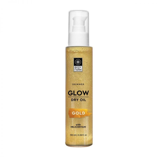 Ξηρό Λάδι για Σώμα & Μαλλιά Bodyfarm Shimmer Glow Gold 100ml