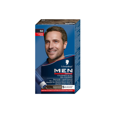 Ανδρική βαφή μαλλιών Schwarzkopf Professional Men Perfect Νο 50 Φυσικό καστανό ανοιχτό