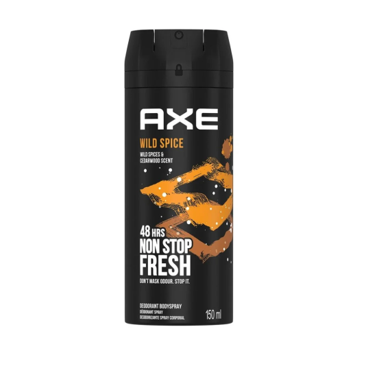 Ανδρικό Αποσμητικό Σώματος σε Spray Axe 48h Wild Spice Body Spray 150ml