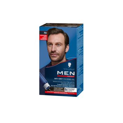 Ανδρική βαφή μαλλιών Schwarzkopf Professional Men Perfect Νο 70 Φυσικό καστανό σκούρο