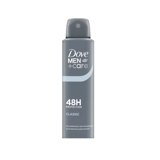 Ανδρικό Αποσμητικό Dove Men+Care 48h Anti-Perspirant Classic 150ml