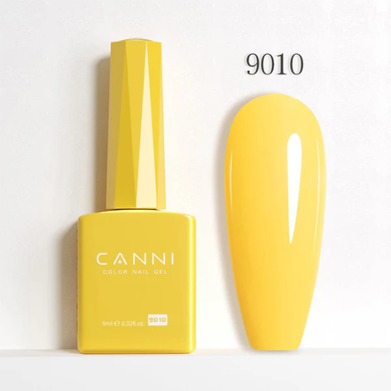 Ημιμόνιμο Βερνίκι Canni Color Nail Gel No 9010 Daisy Yellow Hema Free 9ml