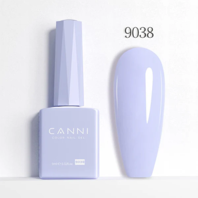 Ημιμόνιμο Βερνίκι Canni Color Nail Gel No 9038 Pale Lavender Hema Free 9ml