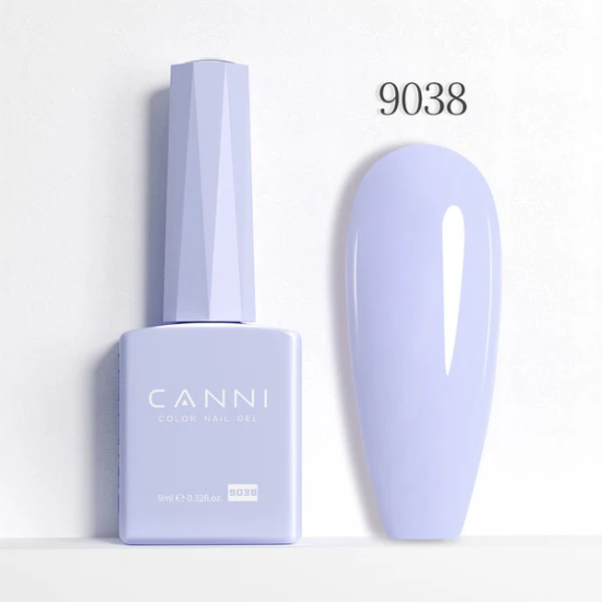 Ημιμόνιμο Βερνίκι Canni Color Nail Gel No 9038 Pale Lavender Hema Free 9ml