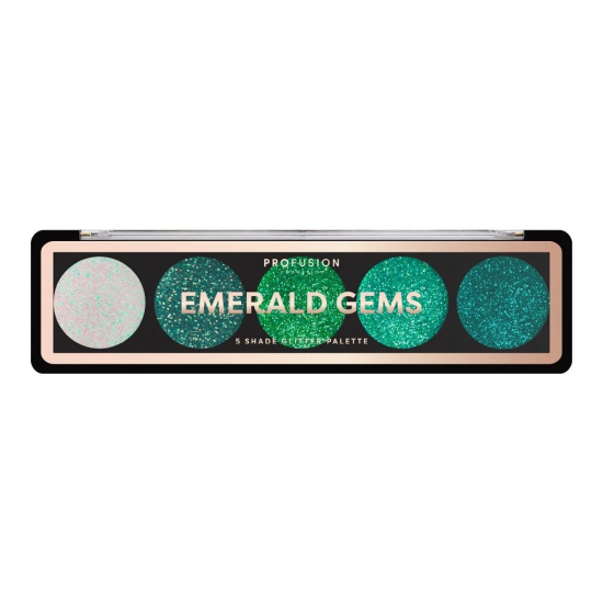 Παλέτα Glitter Profusion – Emerald Gems (5 Αποχρώσεις) 