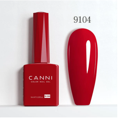 Ημιμόνιμο Βερνίκι Canni Color Nail Gel No 9104 Old Brick Hema Free 9ml