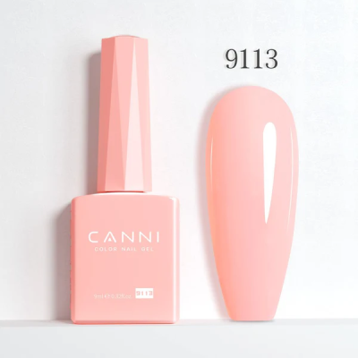 Ημιμόνιμο Βερνίκι Canni Color Nail Gel No 9113 Bubble Gum Hema Free 9ml