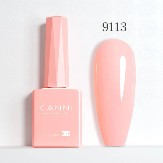 Ημιμόνιμο Βερνίκι Canni Color Nail Gel No 9113 Bubble Gum Hema Free 9ml
