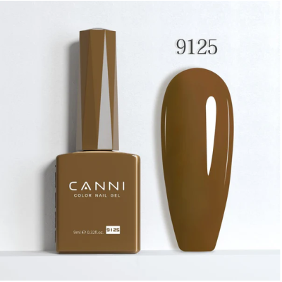 Ημιμόνιμο Βερνίκι Canni Color Nail Gel No 9125 Milk Chocolate Hema Free 9ml