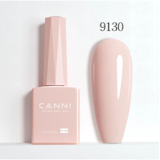 Ημιμόνιμο Βερνίκι Canni Color Nail Gel No 9130 Clam Shell Hema Free 9ml