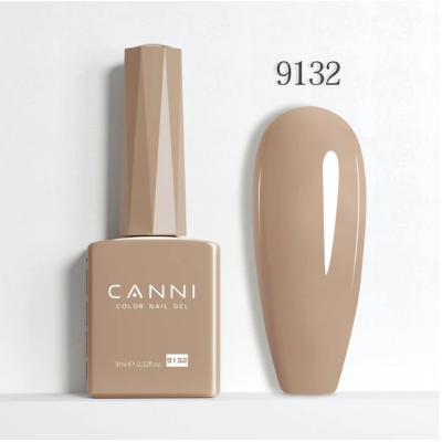 Ημιμόνιμο Βερνίκι Canni Color Nail Gel No 9132 Beaver Hema Free 9ml