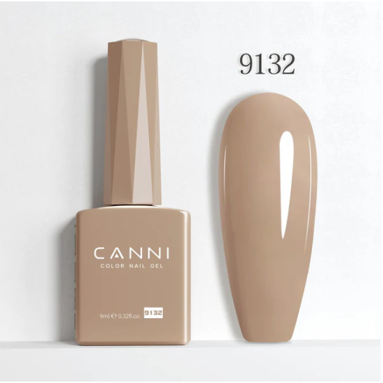 Ημιμόνιμο Βερνίκι Canni Color Nail Gel No 9132 Beaver Hema Free 9ml