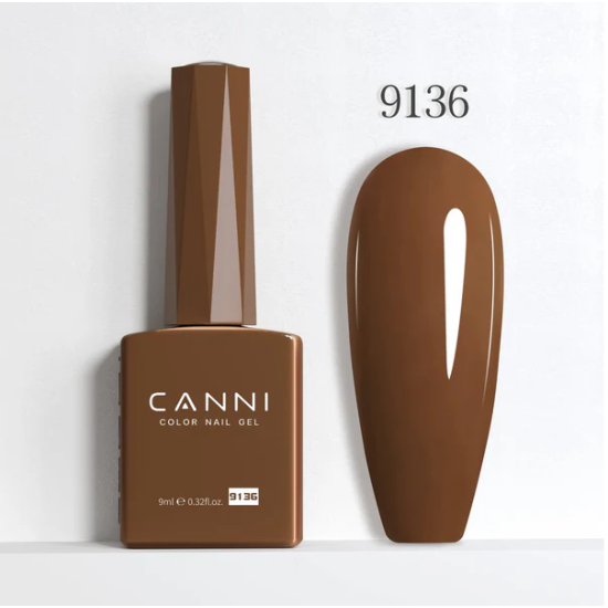 Ημιμόνιμο Βερνίκι Canni Color Nail Gel No 9136 Pickled Bean Hema Free 9ml