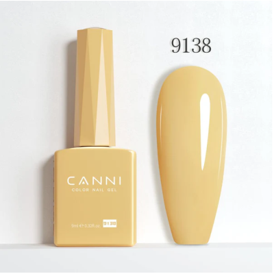 Ημιμόνιμο Βερνίκι Canni Color Nail Gel No 9138 Camel Hema Free 9ml