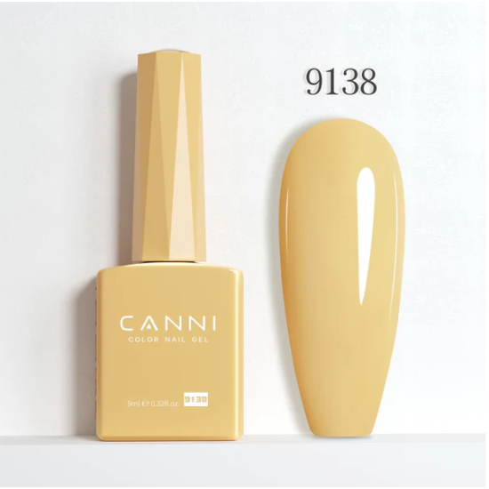 Ημιμόνιμο Βερνίκι Canni Color Nail Gel No 9138 Camel Hema Free 9ml