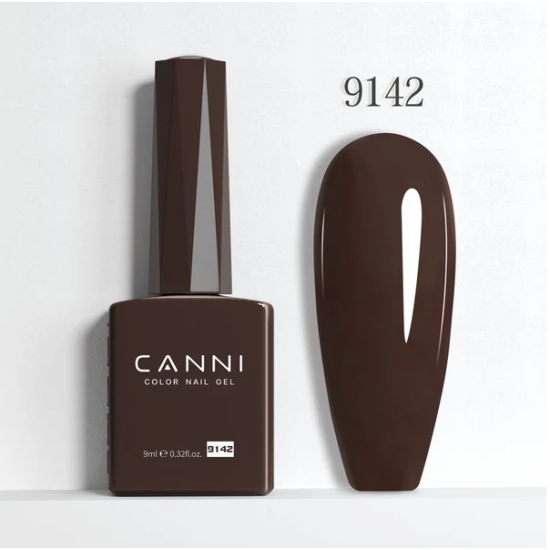Ημιμόνιμο Βερνίκι Canni Color Nail Gel No 9142 English Walnut Hema Free 9ml