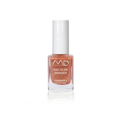 Σκληρυντικό Βερνίκι Νυχιών με Χρώμα MD Professionnel Nail Glow Bronzer No929 12ml