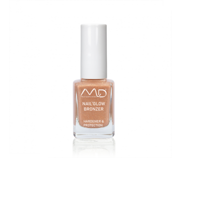 Σκληρυντικό Βερνίκι Νυχιών με Χρώμα MD Professionnel Nail Glow Bronzer No930 12ml