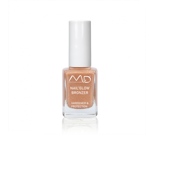 Σκληρυντικό Βερνίκι Νυχιών με Χρώμα MD Professionnel Nail Glow Bronzer No930 12ml